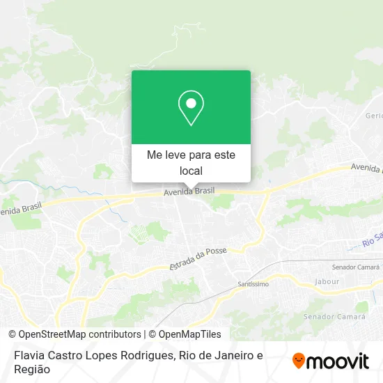 Flavia Castro Lopes Rodrigues mapa