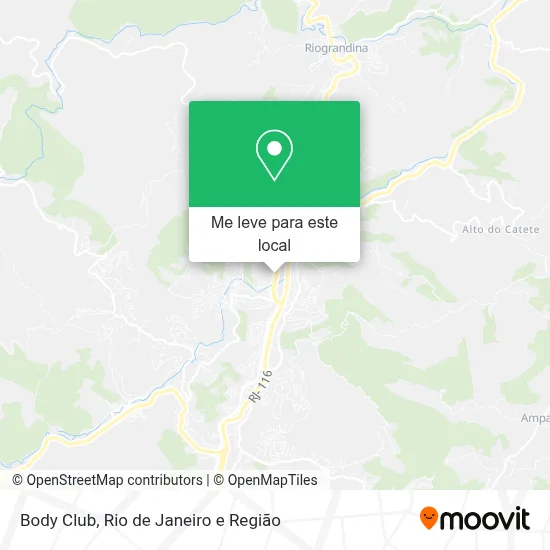 Body Club mapa