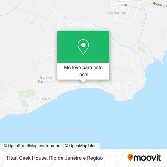 Titan Geek House mapa