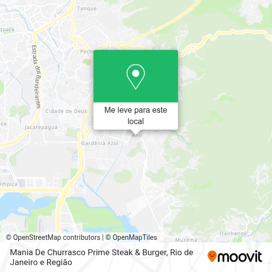 Mania De Churrasco Prime Steak & Burger mapa