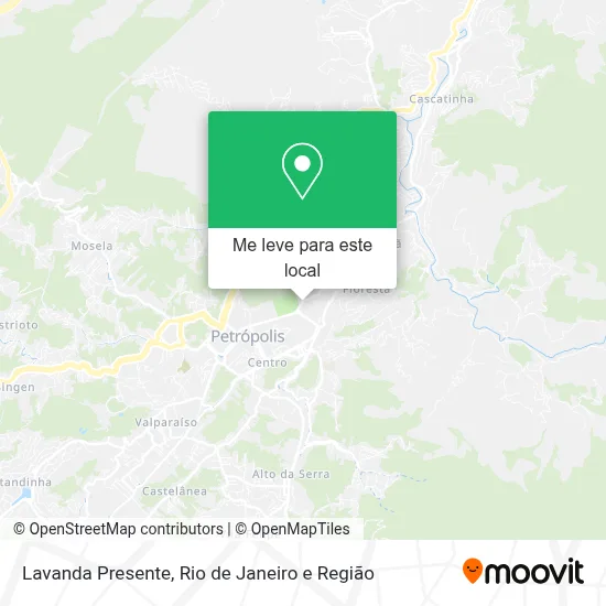 Lavanda Presente mapa