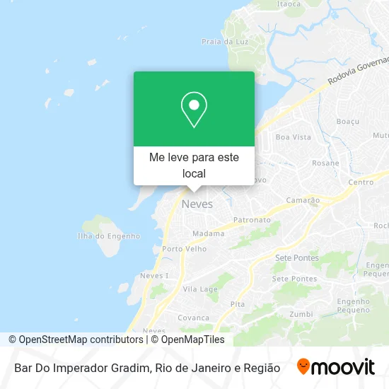 Bar Do Imperador Gradim mapa