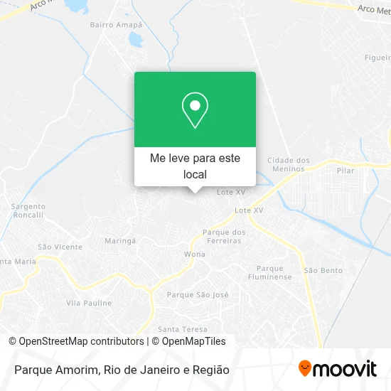 Parque Amorim mapa