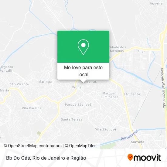 Bb Do Gás mapa