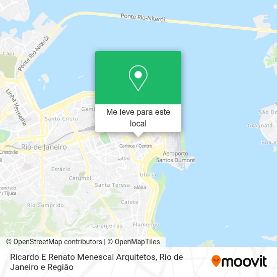 Ricardo E Renato Menescal Arquitetos mapa
