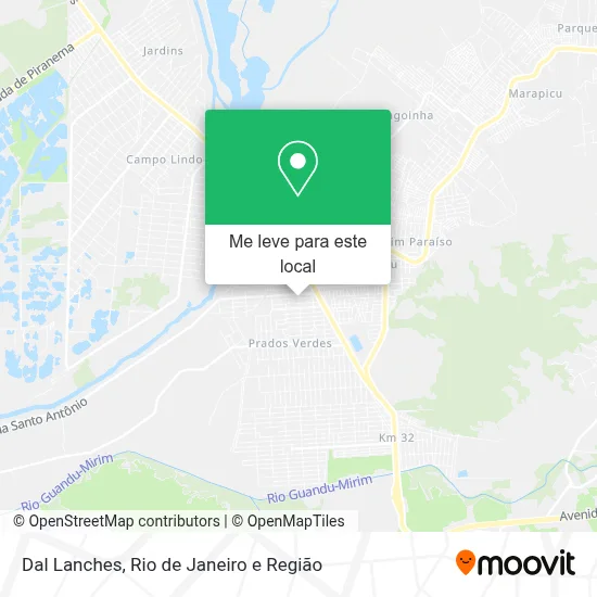 Dal Lanches mapa