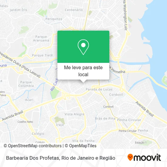 Barbearia  Dos Profetas mapa