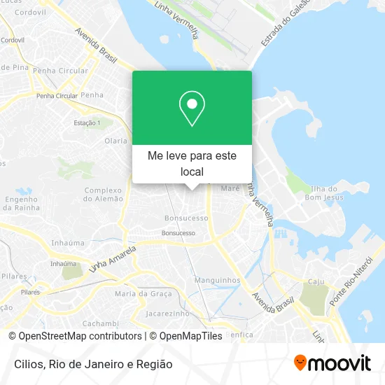 Cilios mapa