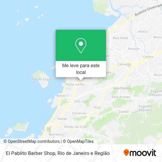 El Pablito Barber Shop mapa