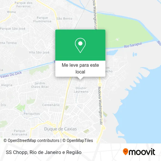SS Chopp mapa