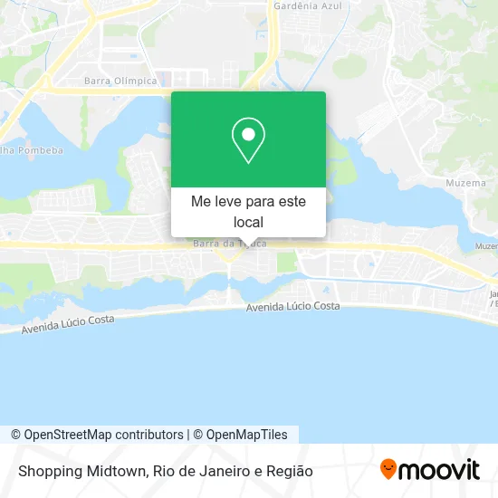 Shopping Midtown mapa