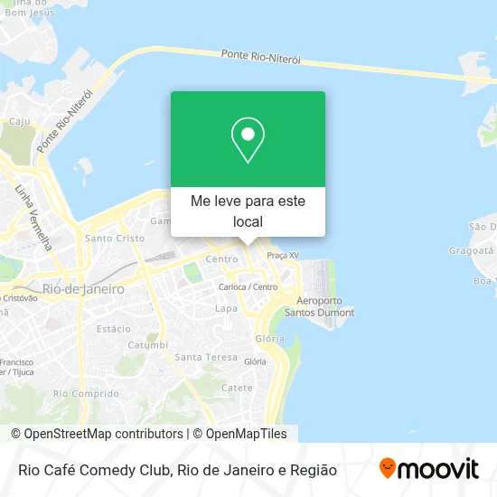 Rio Café Comedy Club mapa