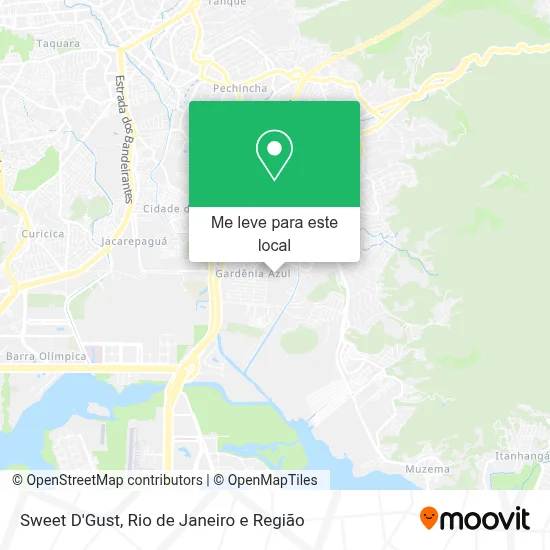 Sweet D'Gust mapa