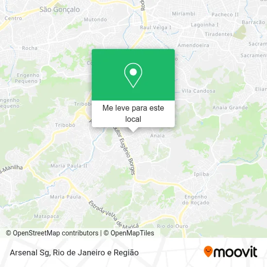 Arsenal Sg mapa