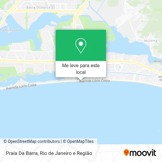 Praia Da Barra mapa