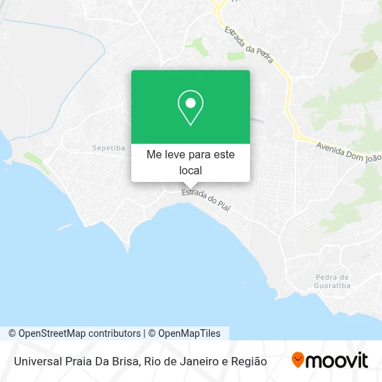 Universal Praia Da Brisa mapa