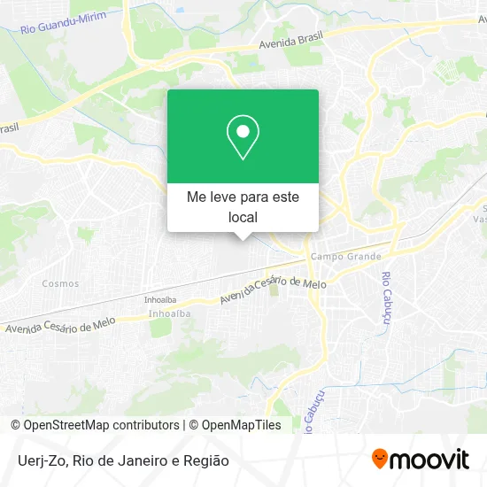 Uerj-Zo mapa