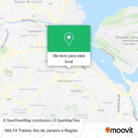 MA Fit Trainer mapa