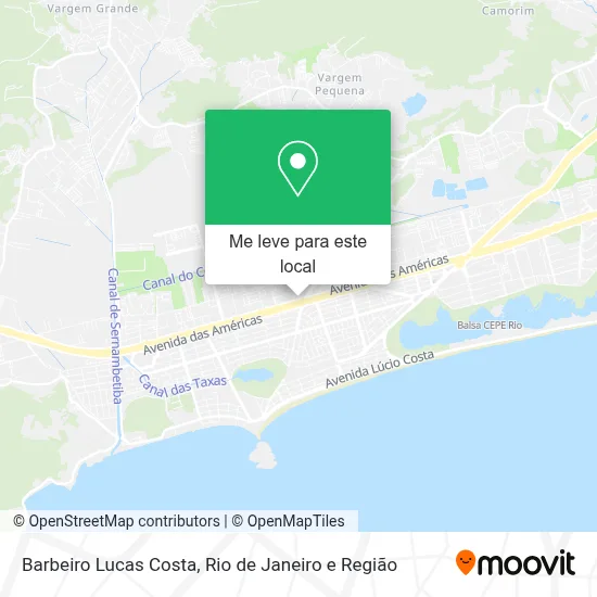 Barbeiro Lucas Costa mapa