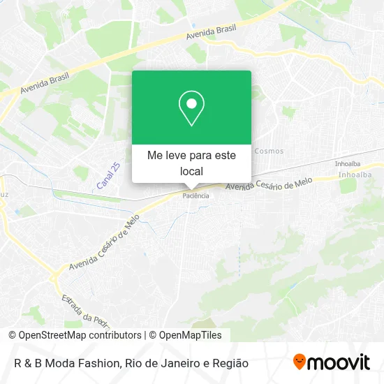 R & B Moda Fashion mapa