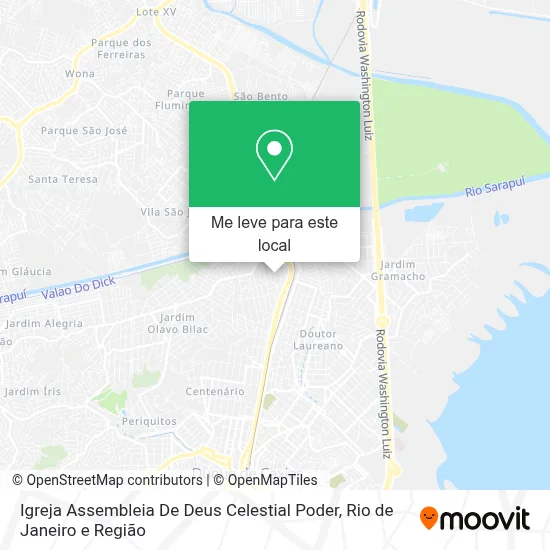 Igreja Assembleia De Deus Celestial Poder mapa