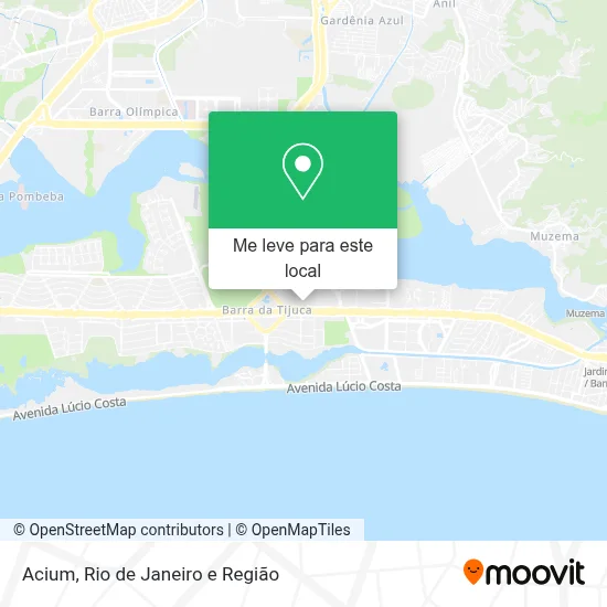 Acium mapa