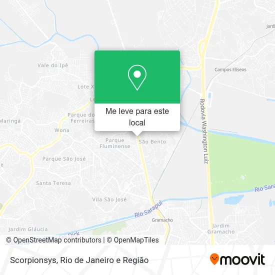 Scorpionsys mapa