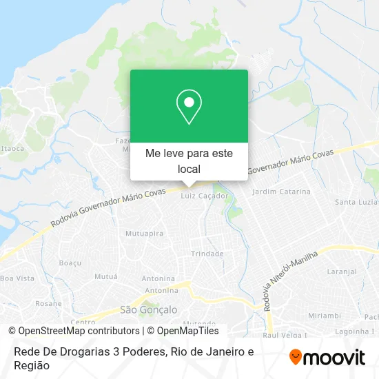 Rede De Drogarias 3 Poderes mapa