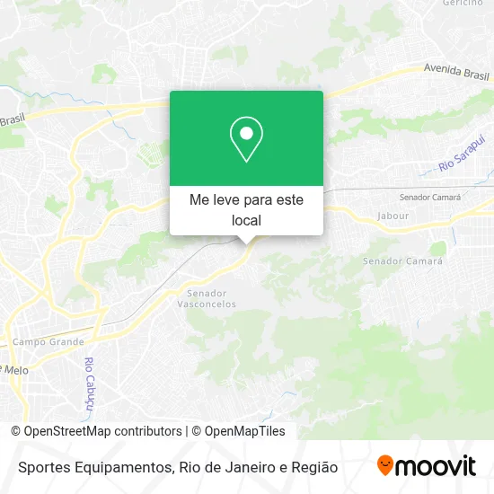 Sportes Equipamentos mapa