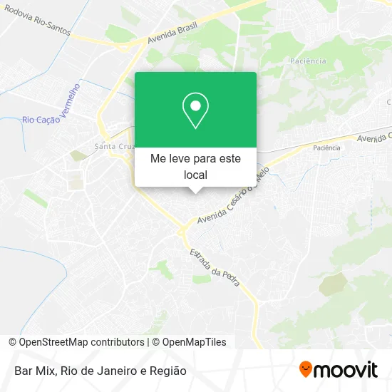 Bar Mix mapa