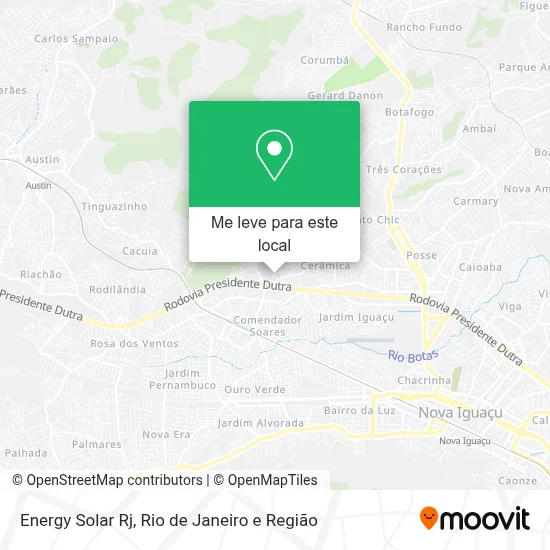 Energy Solar Rj mapa