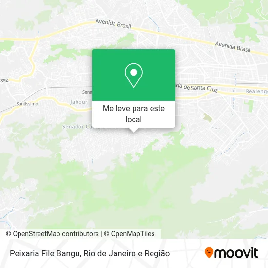 Peixaria File Bangu mapa