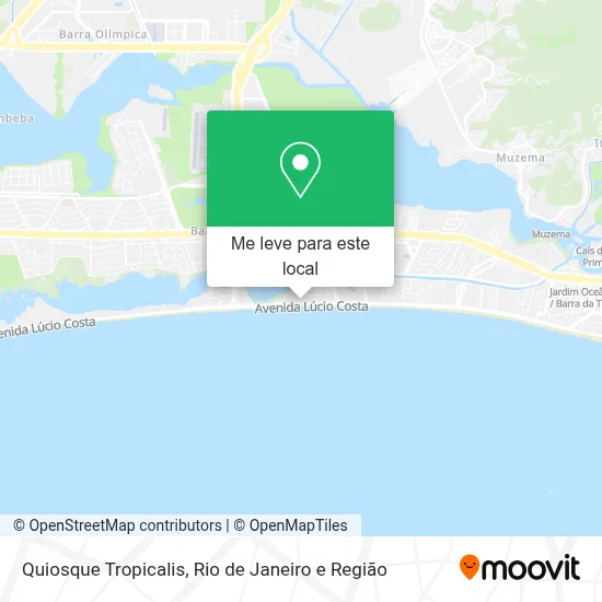 Quiosque Tropicalis mapa