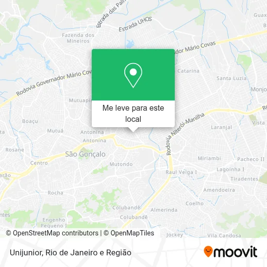 Unijunior mapa
