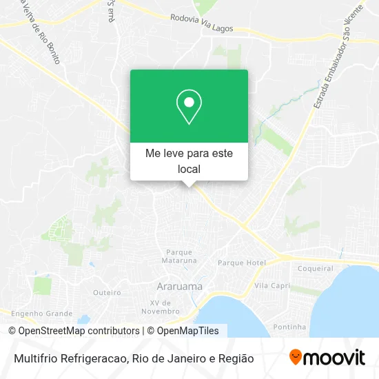 Multifrio Refrigeracao mapa