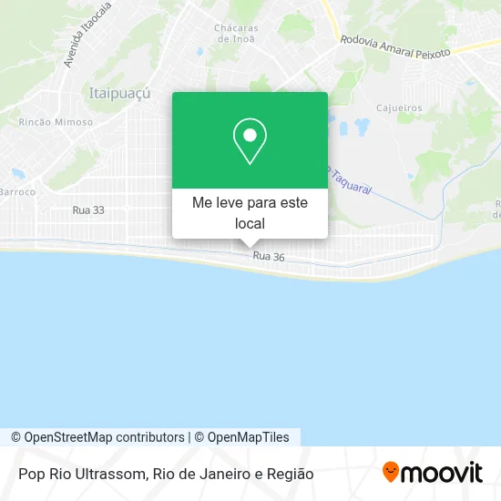 Pop Rio Ultrassom mapa