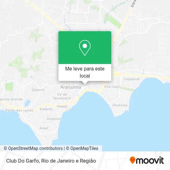 Club Do Garfo mapa