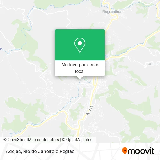 Adejac mapa