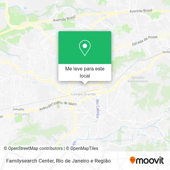 Familysearch Center mapa