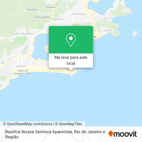 Basílica Nossa Senhora Aparecida mapa