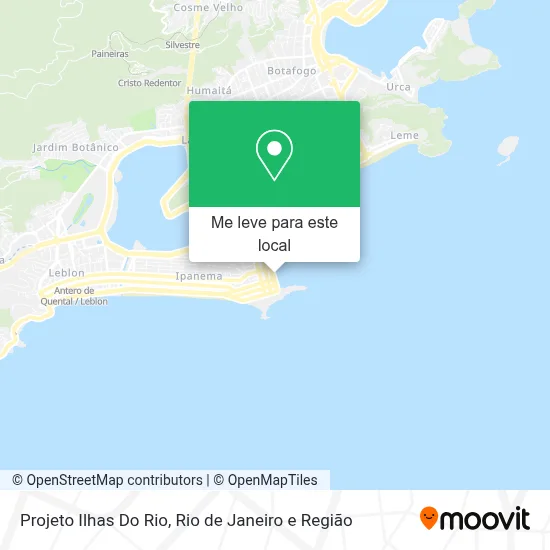 Projeto Ilhas Do Rio mapa