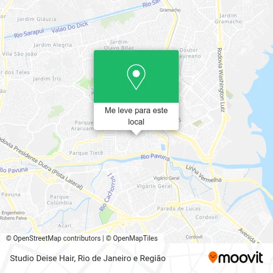 Studio Deise Hair mapa