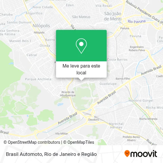 Brasil Automoto mapa