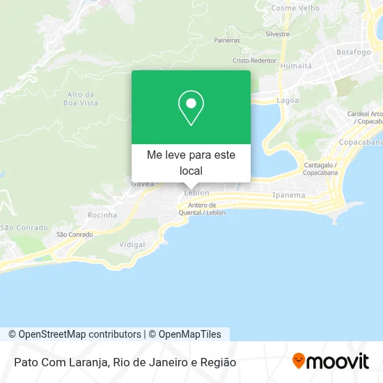 Pato Com Laranja mapa
