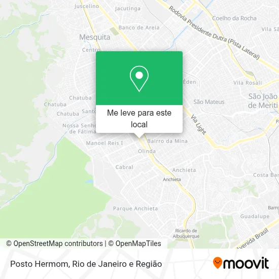 Posto Hermom mapa