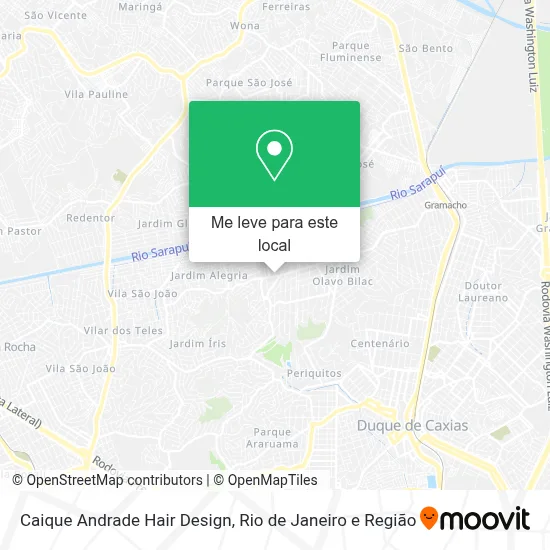 Caique Andrade Hair Design mapa