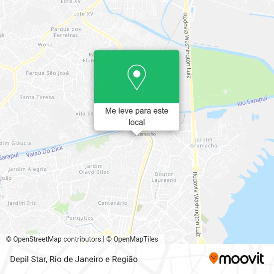 Depil Star mapa