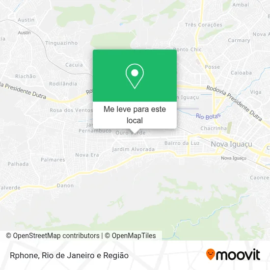 Rphone mapa