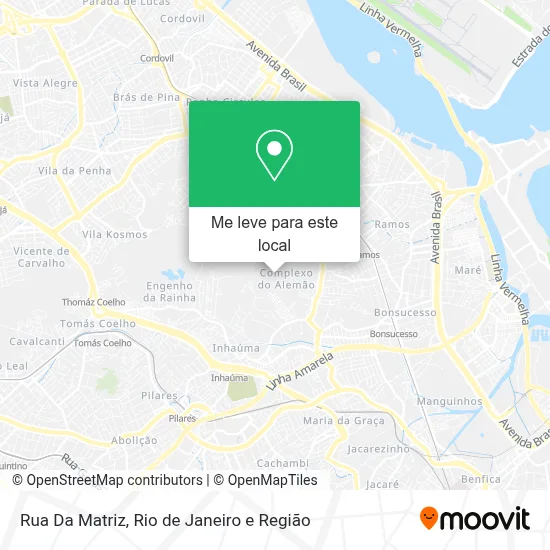 Rua Da Matriz mapa