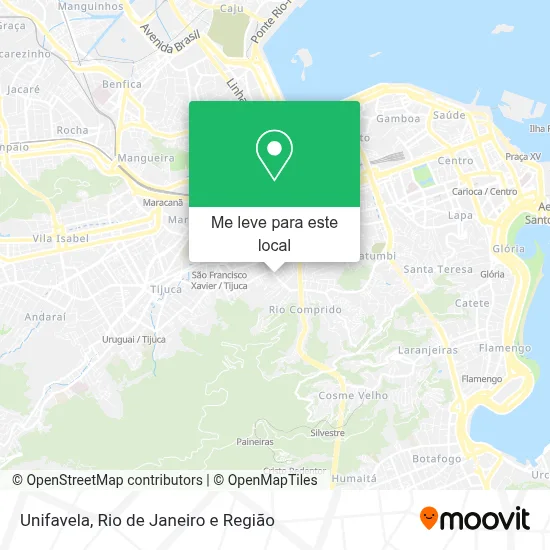 Unifavela mapa